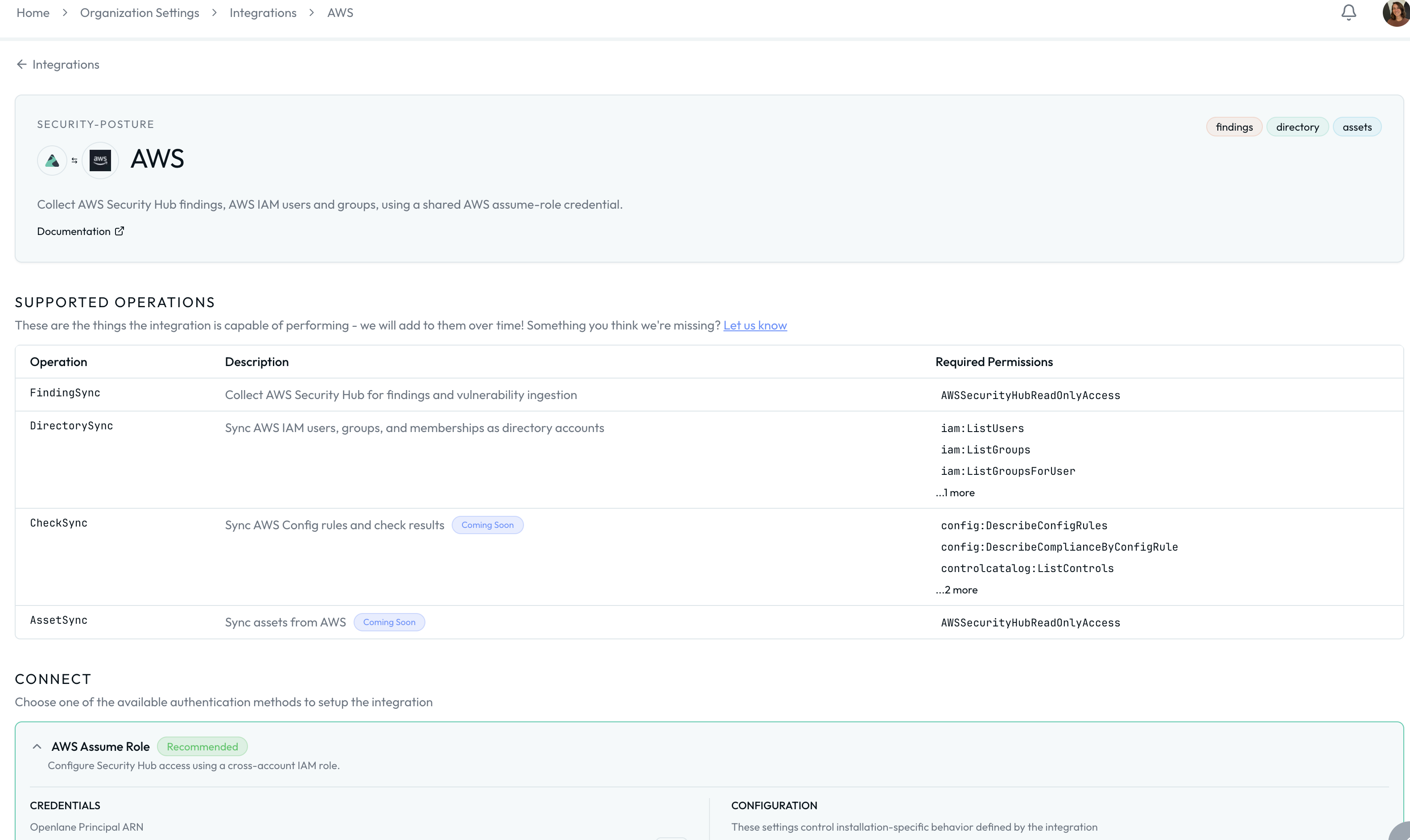 aws setup